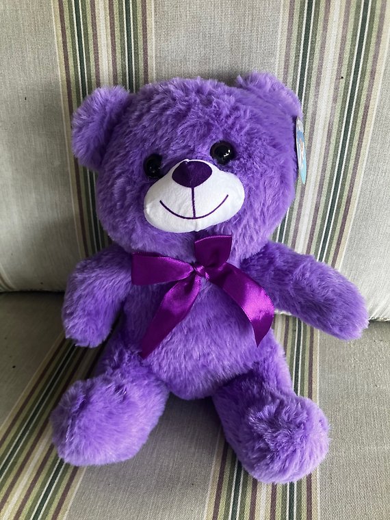 Purple Poppy Bear