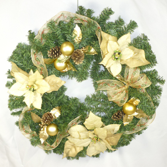 Joy to the World 24\" Holiday Wreath