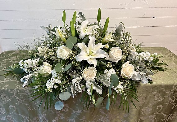 Loving Memories Casket Spray