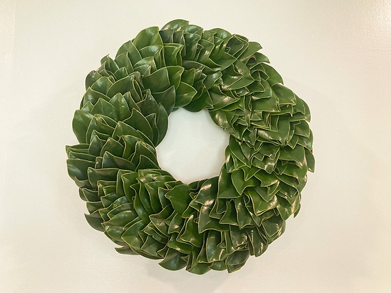 Magnolia Wreath - All Green