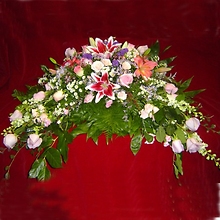 Floral Cascade Casket Spray