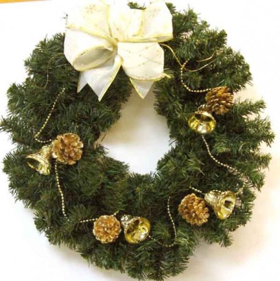 Jingle Bells - 24\" Holiday Wreath