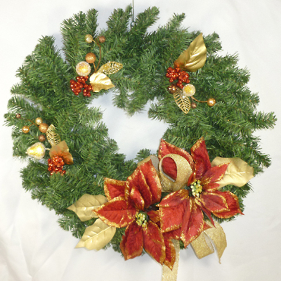 Holiday Joy 24 inch Wreath