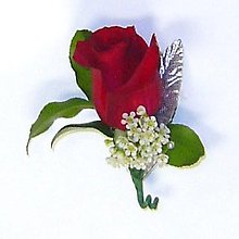 Boutonniere - Red