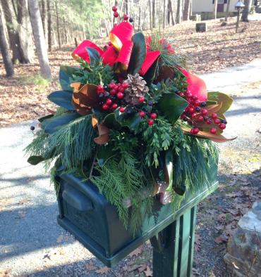Holiday Mailbox Topper